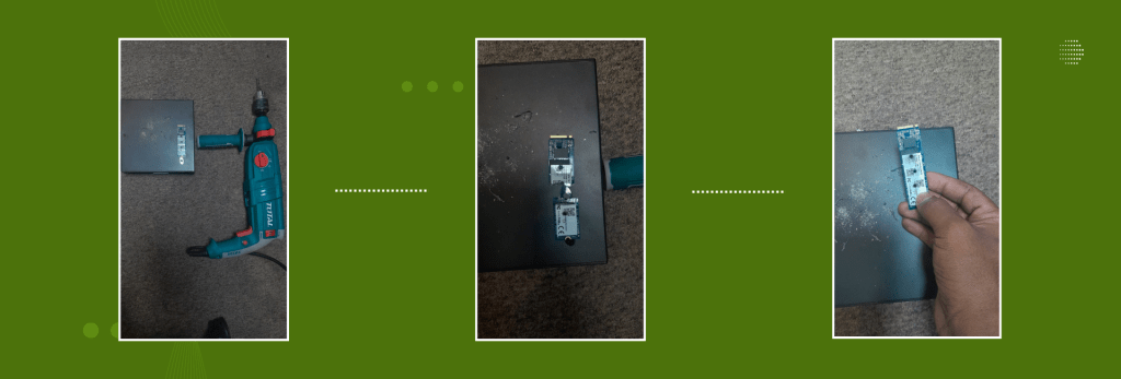 M.2 SSD Drilling & Permanent Data Destruction Service uae